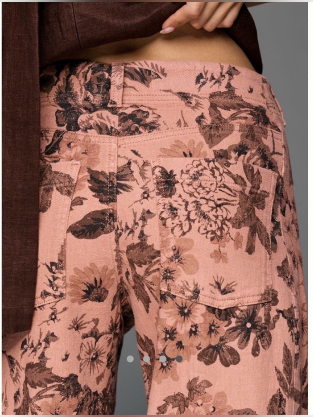 Anthropologie Pilcro Adi Mid-Rise Clean-Hem Flare Wide Leg Pants in Sz 23-24 XXS - Picture 6 of 15